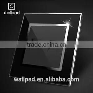 OEM Factory Wallpad Black Waterproof Acrylic Glass 110~250V EU UK RJ11 RJ45 Telephone Computer Wall Socket Modular Jack thumbnail-5