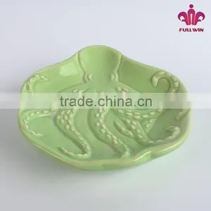 4.5 Inches Direct Sales Hand Painted Ceramic Plate thumbnail-4