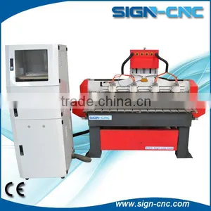 Multi Spindle 3D CNC Router/ 4 Axis Multi Head CNC Router Machine thumbnail-1