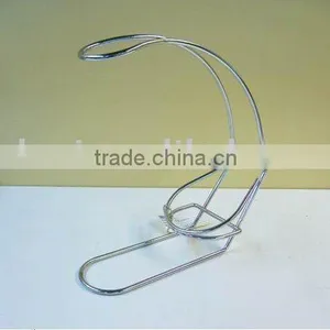 CHROME PLATED METAL WIRE WINE HOLDER thumbnail-1
