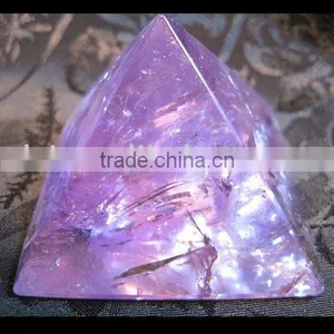 Natural Amethyst Crystal Pyramid thumbnail-1