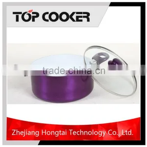 Metallic Painting Aluminum Ceramic Coating Sauce Pot thumbnail-1