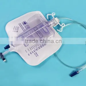 2000ml PVC Adult Urine Collection Bag Disposable Economic Urinary Drainage Bags Urine Bag thumbnail-1