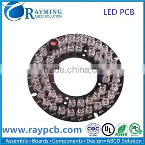 High Standard 94v-0 Led Pcb Board,2L Led Module Black Soldermask thumbnail-1