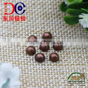 Plating Washable Mushroom Shape Copper Rivet for Leather thumbnail-5