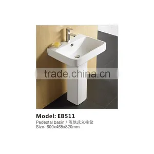 Top Quality Ceramic Pedestal Basin EB511 thumbnail-1