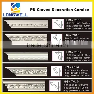 Polyurethane Carved Corner Cornice for Home & Interior Decoration thumbnail-2