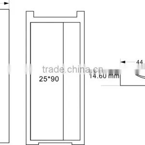 Rectangular Transparent Eyeshadow Case Wholesale thumbnail-2
