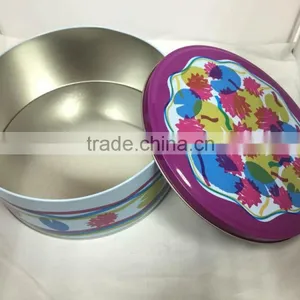 Hot Design Customized Round Tin Box for Packaging/Chocolate Tin Box/biscuit Tin Box thumbnail-2
