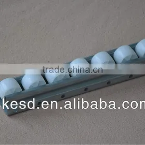 White Roller Track With Central Guide thumbnail-2