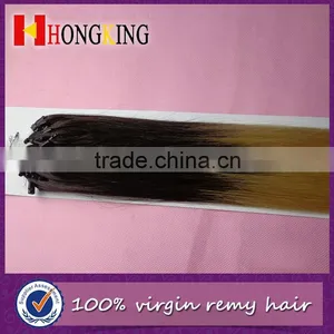 Ombre Micro Loop Ring Hair Extension Bundles thumbnail-1