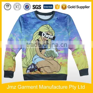 Custom Sweatshirt Wholesale Sweater Whole Sublimation Print Sweatshirt thumbnail-1