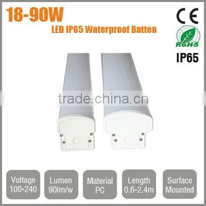 IP65 LED Polycarbonate Waterproof Moisture and Dust Proof Linear Light Fitting 2/4/5/6/8 Feet thumbnail-1
