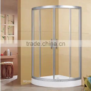 Acrylic Tray Two Sliding Doors Shower Cabin thumbnail-1