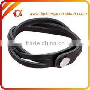 2016 Custom New Popular Leather Bracelet thumbnail-5