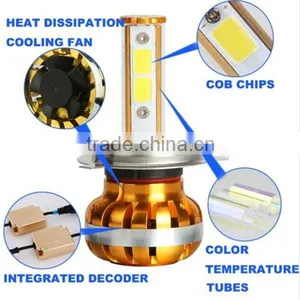 Golden Luxcury h4 Led Hot Sale Liht h7 Led Light Headlight h7 Led Car Headlight thumbnail-2