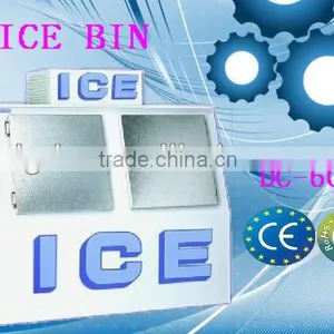 Ice Store Bin With Double Doors/bevel Design/top Compressor thumbnail-1