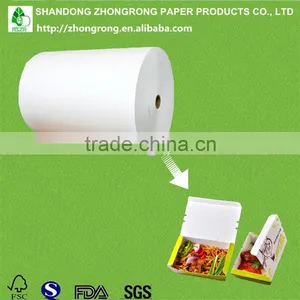 220gsm Food Grade SBS White Paper Board in Roll or Sheet thumbnail-1