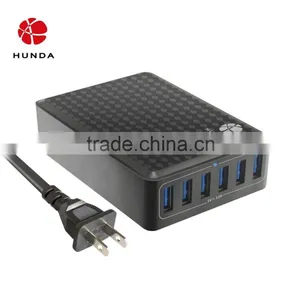 HUNDA 6 Port Desktop Charger USB Station 40W-60W 6-port USB Hub for Iphone 6/6 Plus thumbnail-4