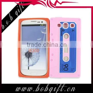 Cassette Tape Case for Mobile Phone for Samsung Galaxy s3 I9300 thumbnail-1