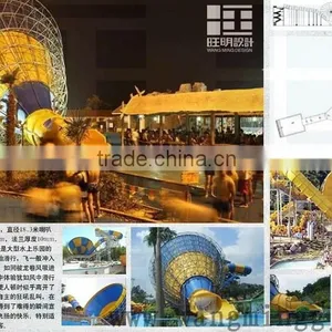 Hot Sale Big Tornado Fiberglass Water Slide Water Park Equipment for Sale-Wangming International thumbnail-3