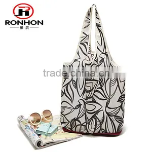 New Fashion Foldable Tote Bag Printede Nylon Shopping Bag thumbnail-1