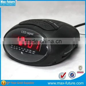 Built-in Speaker 0.6 Inch LED Display Mini Clock Radio,FM/AM Clock Radio thumbnail-3