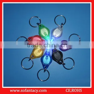 Promotional Branded Led Flashlight Keychain With UV 395nm thumbnail-1