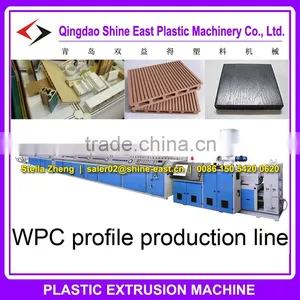 Plastic Wood Plastic Profile Making Machine / Wpc Machine thumbnail-1