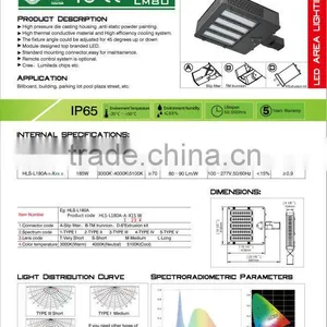 150W Led Shoe Box For Tennis Court UL ETL DLC Approval thumbnail-3