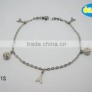 Olivia Jewelry New Products Stainless Steel Chain Anklets For Women thumbnail-1