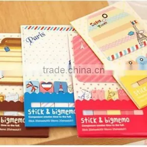 Cute 1+5 Sticker Bookmark Marker Memo Flags Index Pad Tab Sticky Notes thumbnail-2