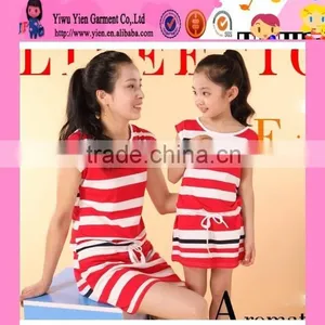 Fashion Hot Sale Korean Style Family Clothes Boutique Store High Quality Family Clothes For Mother And Daughter thumbnail-3