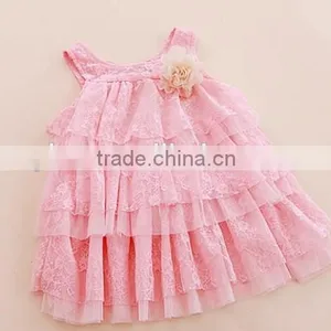 Latest Sweet Lace Princess Dress Lovely Lace Princess Dress thumbnail-2