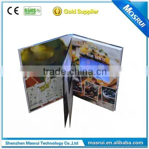 Custom Printing 4.3" 5inch 7inch TFT Screen Lcd Video Book thumbnail-5