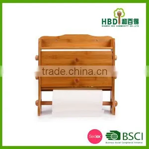 2016 High Quality Bamboo Toilet Roll Holder,wood Toilet Paper Holder Wholesale thumbnail-1