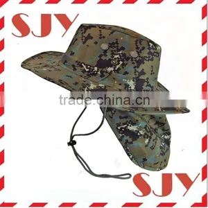 Bucket Flap Hat Wholesale Safari Bucket Hat With Flap Neck Cover thumbnail-5