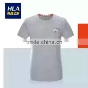Chinese Factory Bulk Plain T-shirts Cheap Plain Grey T-shirts thumbnail-2