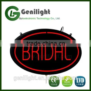 2016 Commercial Oval Acrylic Wholesale Cheap PIZZA Led Signs thumbnail-3