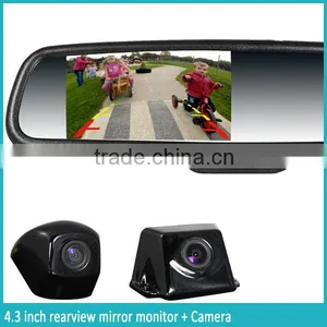 Speaker Bluetooth Rear View Mirror With Microphone Auto Lcd Monitor Car Handsfree Kit thumbnail-2