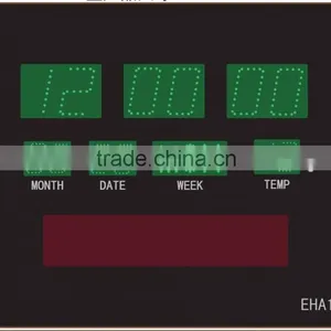 LED Digital Clock and Calendar Clcok With Temperature thumbnail-1