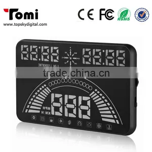 Newest HUD S7 Head Up Display HUD GPS 5.8 Inch Screen Support Cars With OBDII OBD2 Port And Free Switch thumbnail-2
