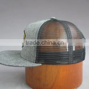 Custom 5 Panel Trucker Cap With Woven Badge thumbnail-3