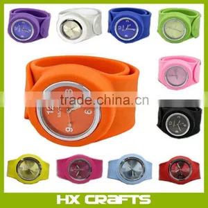 Slap on Silicone Watch Quartz Sports Watch Kid Woman Man Unisex Fashion Silicone Slap Watch thumbnail-2