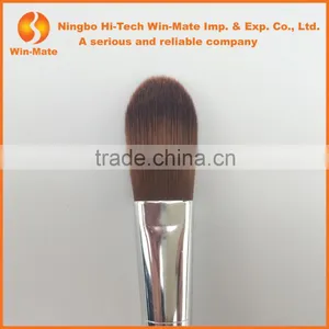 FREE Samples! No One Refuse Synthetic Hair Transparent Plastic Handle Powder Brush thumbnail-3