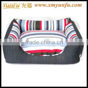 Denim Stripes Canvas Size XL Pretty Dog Beds thumbnail-1