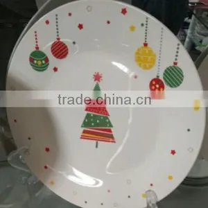 Hot Sale 6 to 10.5inch Cheap Ceramic Dinner Flat Plate China Supplier Ceramic Plates Dishes thumbnail-1