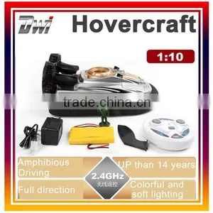 1:10 2.4G RC Hovecraft Toy, RC Amphibious Driving Boat, rc Boat. thumbnail-1