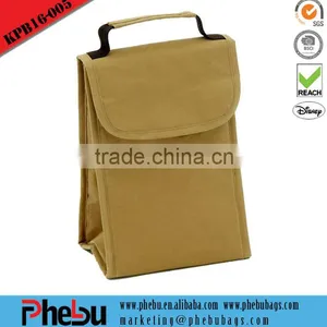 6 Cans Washable Kraft Paper Beer Bottle Cooler Bag(KPB16-005) thumbnail-1