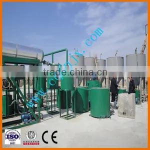 Small Black to Yellow Waste Car Motor Engine Oil Catalyst Distillation Recycling Machine thumbnail-3